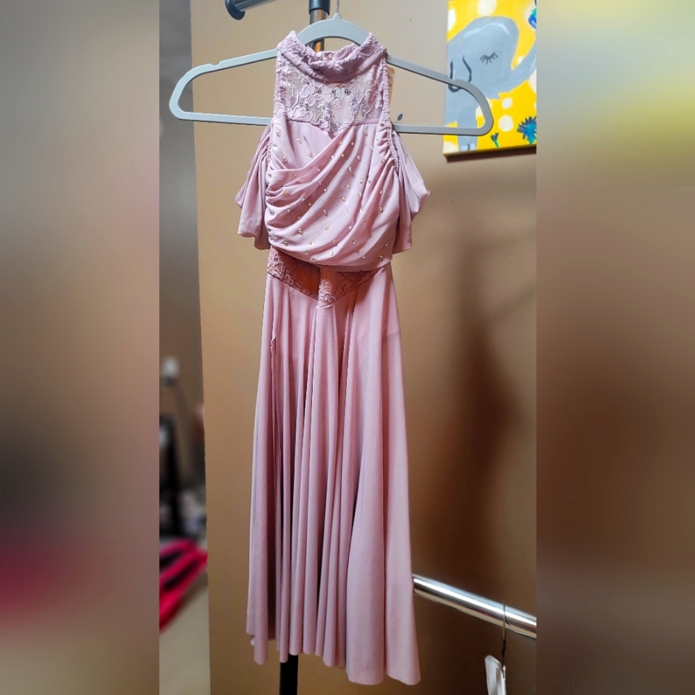 Lavendar Lace Dance Costume